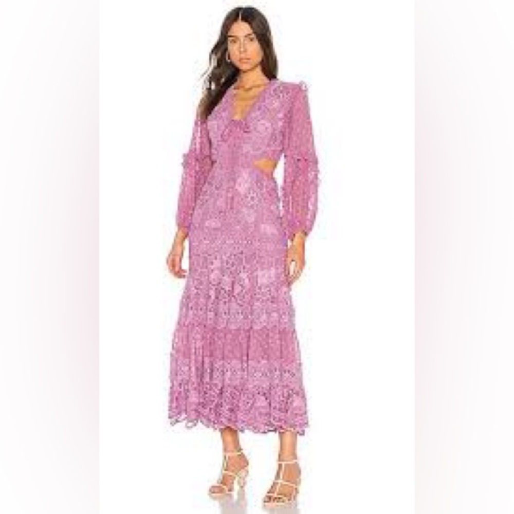 Alexis “Zendaya” Dress in Lilac Macrame (NWT)